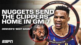 NBA REACTION: Nuggets defeat Clippers in 7 games, Ramona Shelburne reacts | SportsCenter