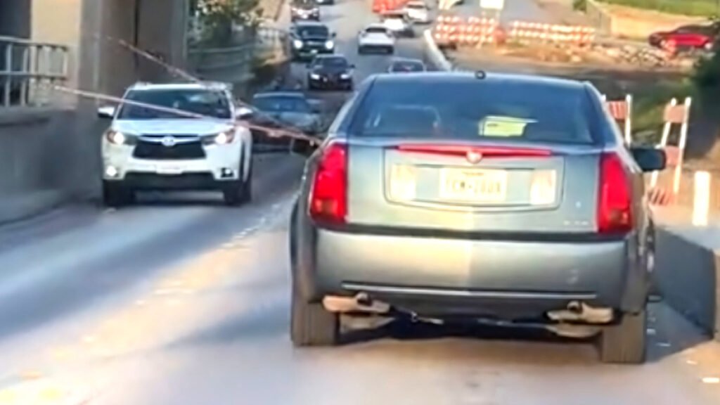 Texas Driver Causes Chaos With Rebar Dangling Out Of The Window