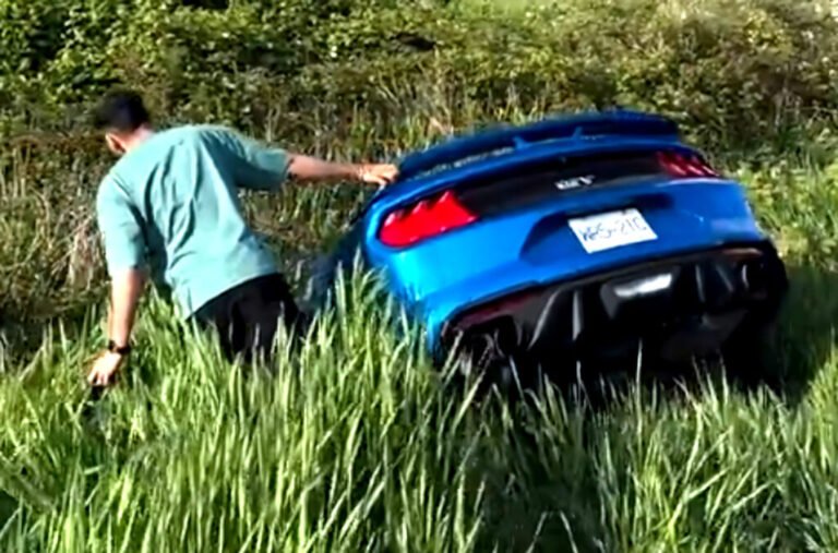 Mustang’s Global Tour Of Crashes Continues In India