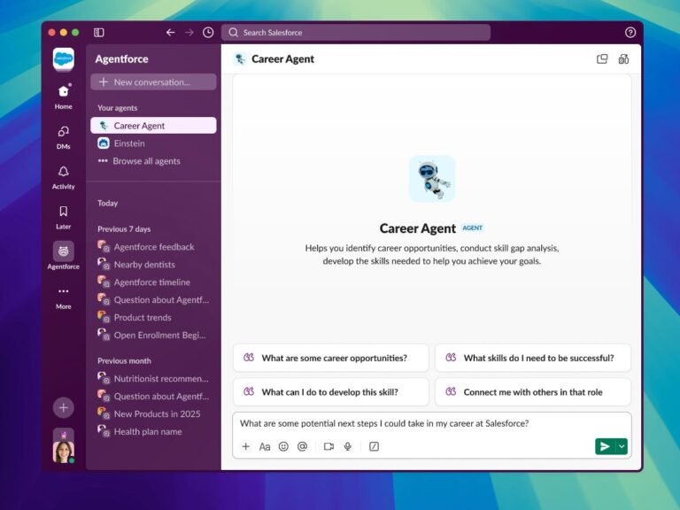 How Salesforce is using AI career coaches to hire employees internally