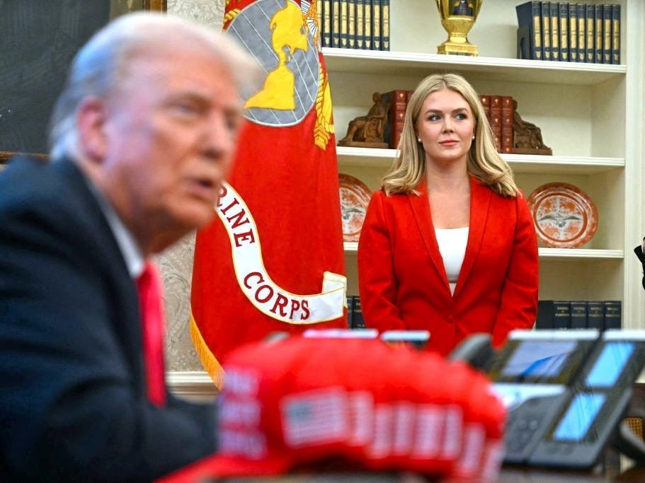 'MAGA red' and hidden linings: A designer reveals the secrets of Karoline Leavitt's White House fashion