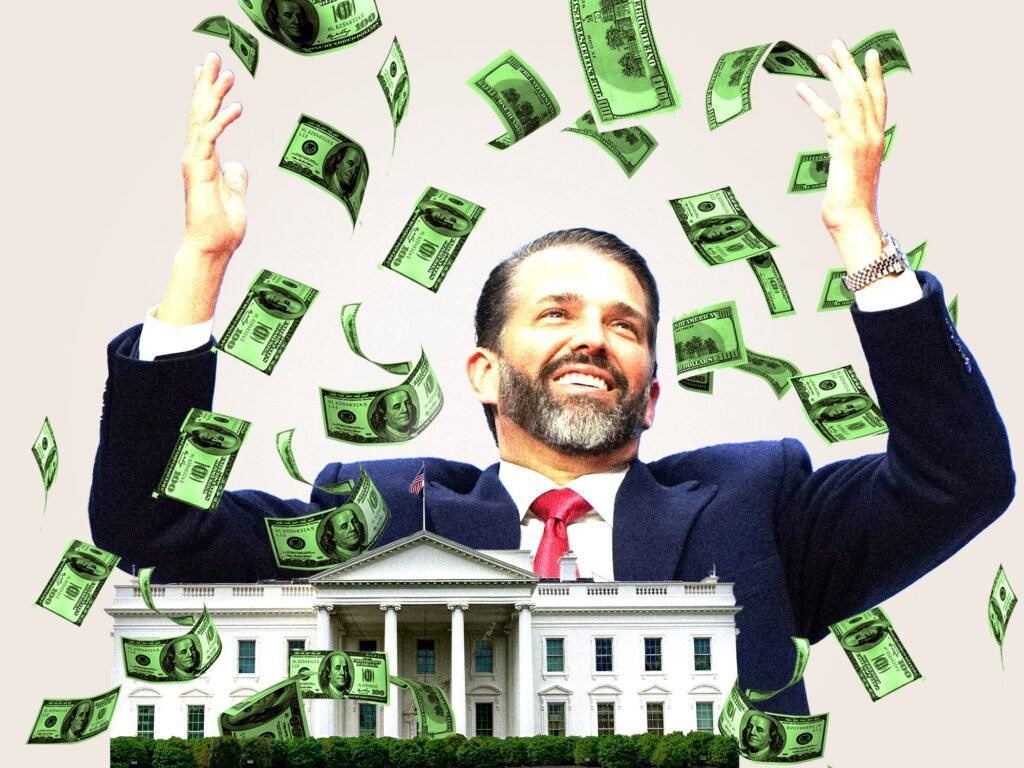 How Donald Trump Jr. is cashing in on his dad's presidency