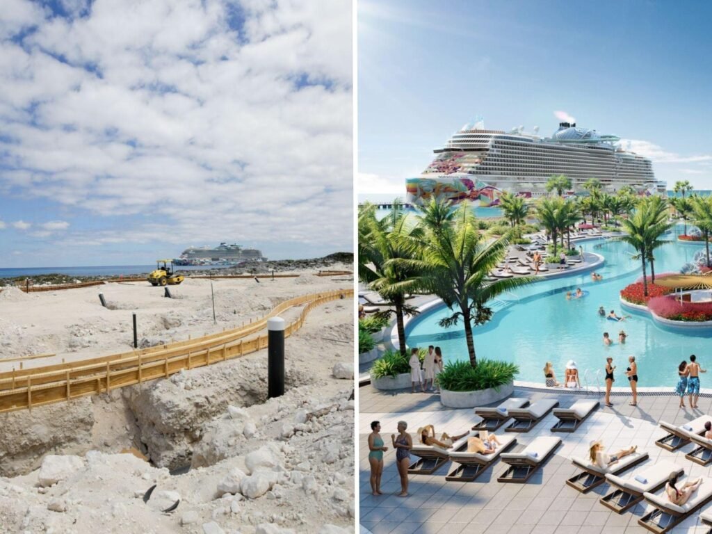 I visited Norwegian's private island and saw how it's expanding to compete with Royal Caribbean