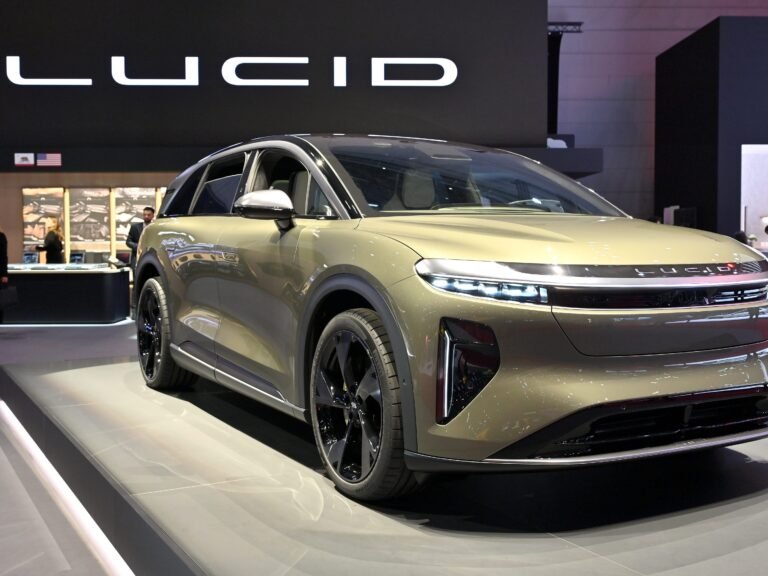 Lucid's CEO says other automakers are asking about using its Arizona factory amid tariff turmoil