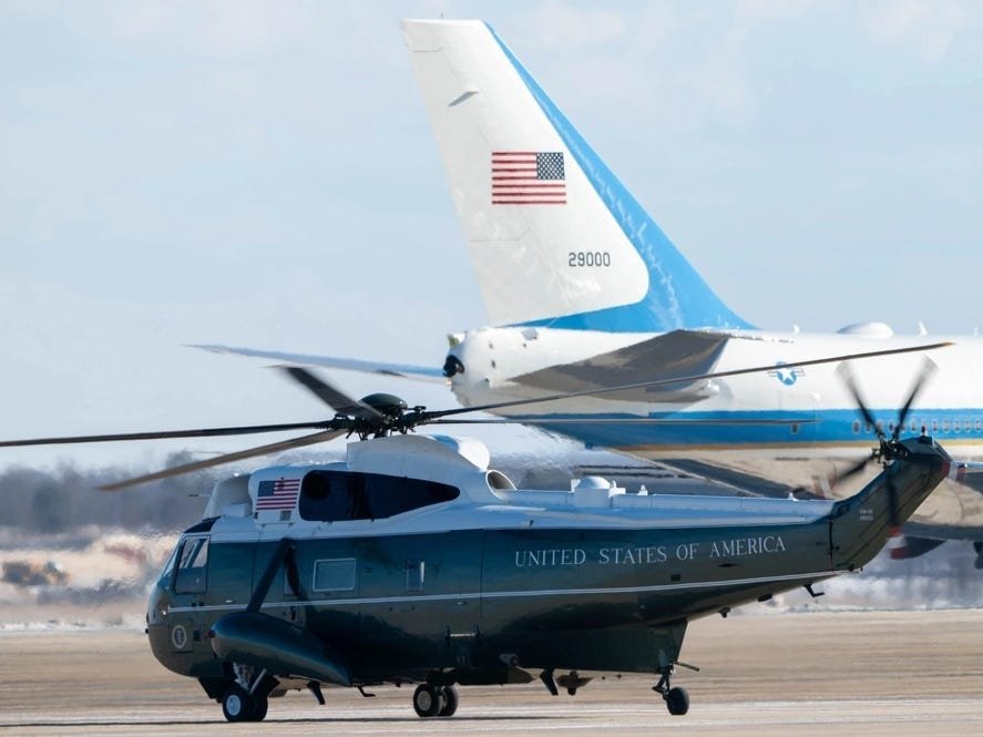 See the US's presidential aircraft fleet that Trump wants to add to with a $400 million gift