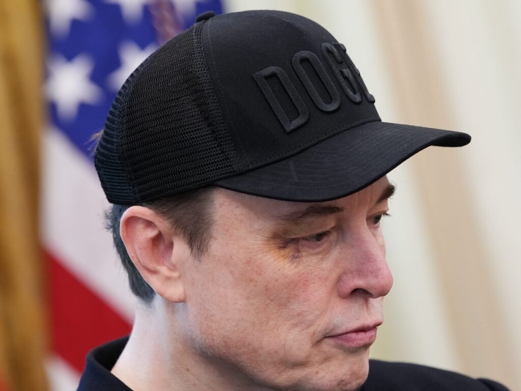 What happened to Elon Musk's eye? The Tesla CEO said the bruise came from 'horsing around'