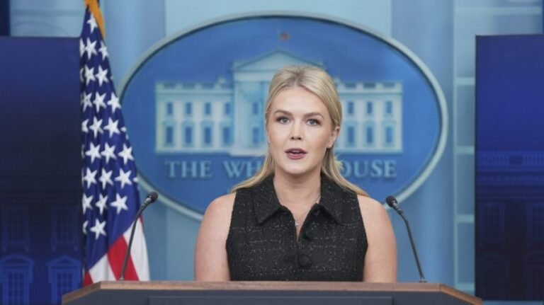 Watch live: White House holds briefing amid trade, Ukraine talks