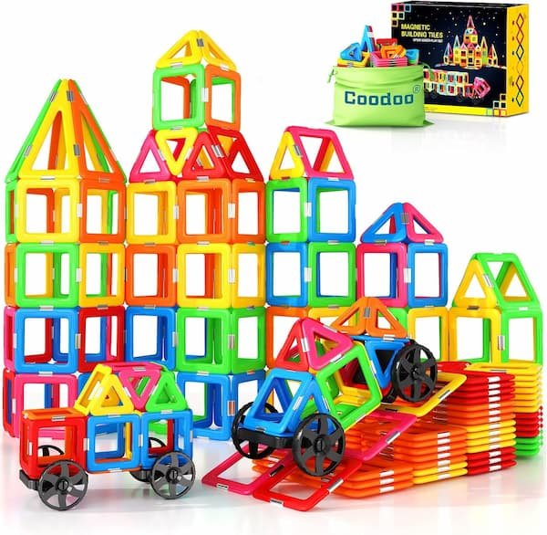 Magnetic Tiles 54-Piece Building Set only $15.74 shipped! {Prime Exclusive}