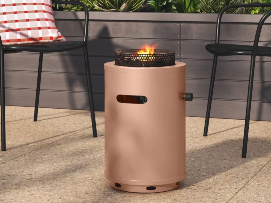 Score 40% Off Target Fire Pits | Round Column Fire Pit Only $45 Shipped