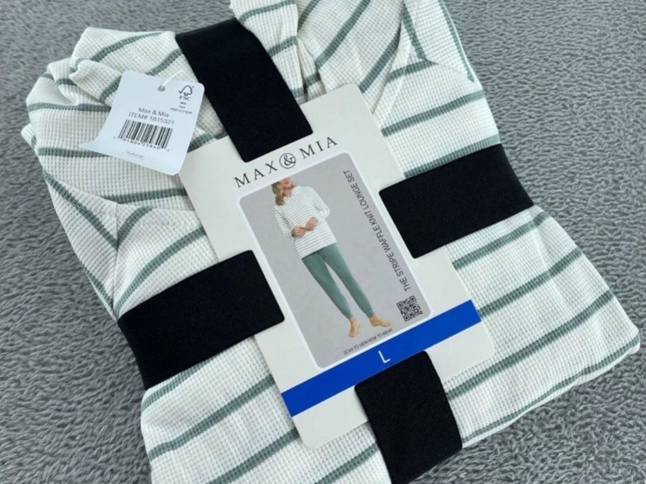 Women’s Waffle Knit Lounge Set Just $21.99 Shipped on Costco.com