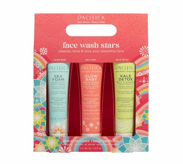 Pacifica Face Wash 3-Piece Set only $3.80 shipped!