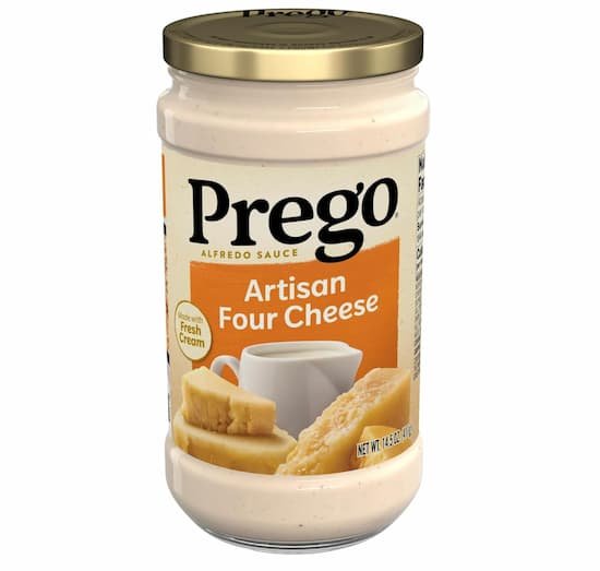 Prego Four Cheese Alfredo Pasta Sauce only $1.50 shipped!