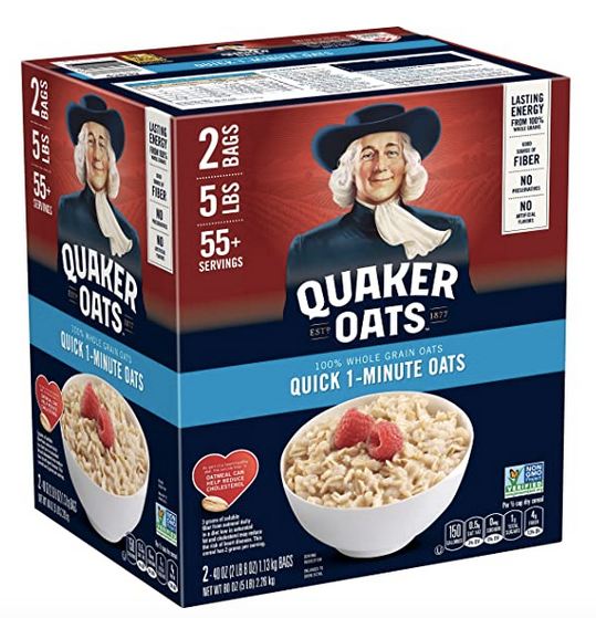Quaker Quick 1-Minute Oatmeal (5 lb box) only $8.83 shipped!