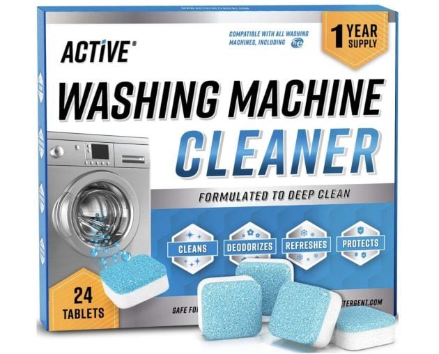 ACTIVE Washing Machine Cleaner Descaler (24 Pack) only $11.99 shipped!