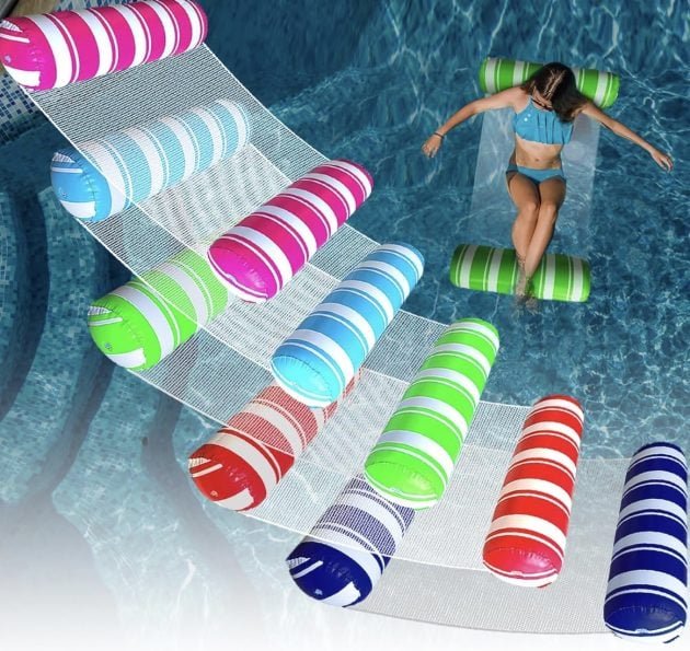 Inflatable Pool Water Hammocks (5 pack) only $23.99!