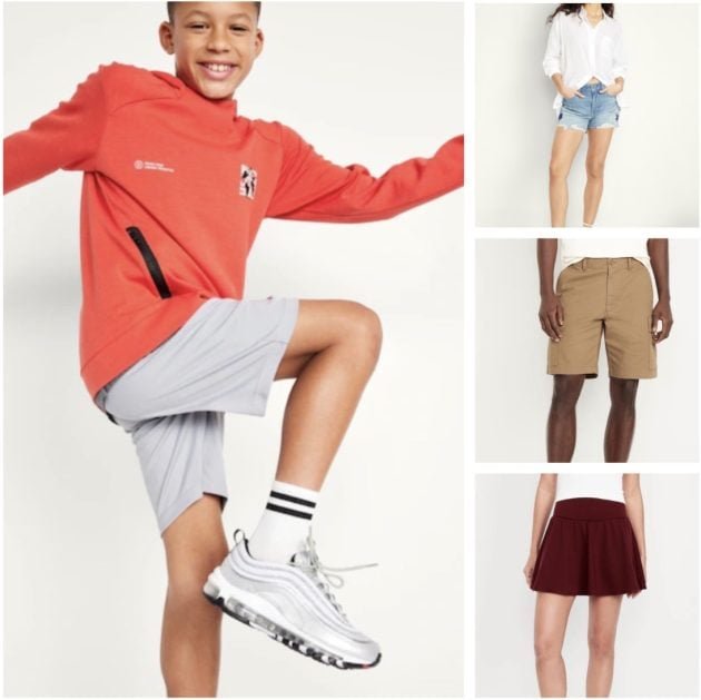 Old Navy Shorts for the Family Sale: Women’s High-Waisted OG Jean Cut-Off Shorts just $12, plus more!