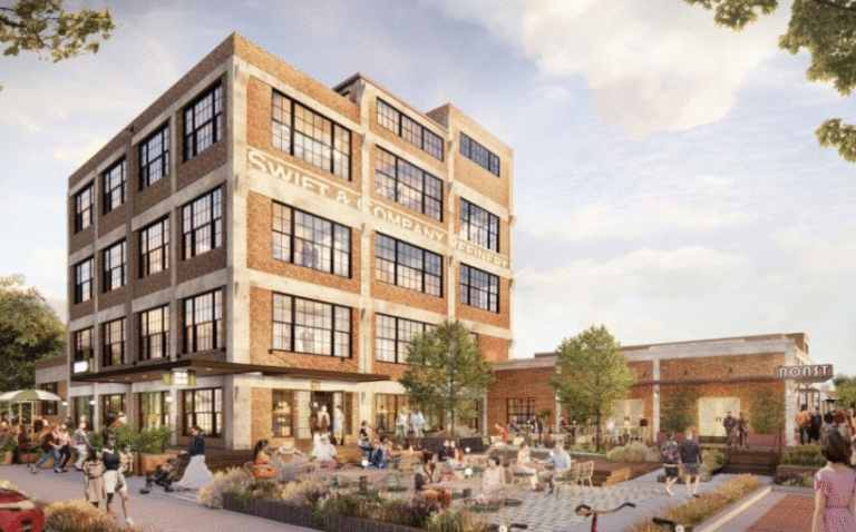 Former Montrose Meat Packing Plant, Theater Converting to Offices, Retail
