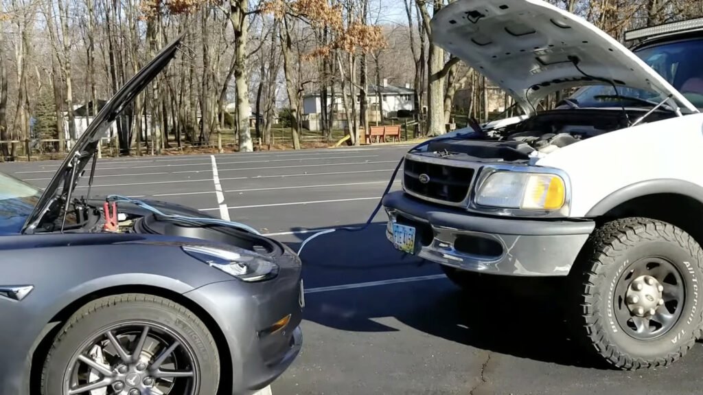 Can You Use A Tesla To Jumpstart A Gas Car?