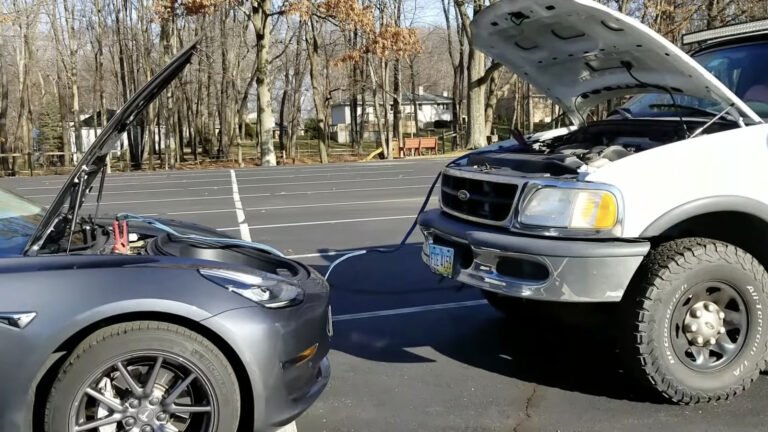 Can You Use A Tesla To Jumpstart A Gas Car?