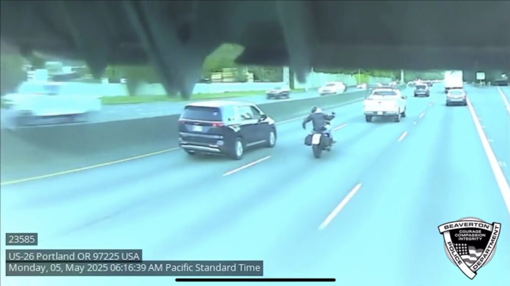 Road Raging Minivan Driver Accused Of Almost Killing Motorcyclist Finally Arrested