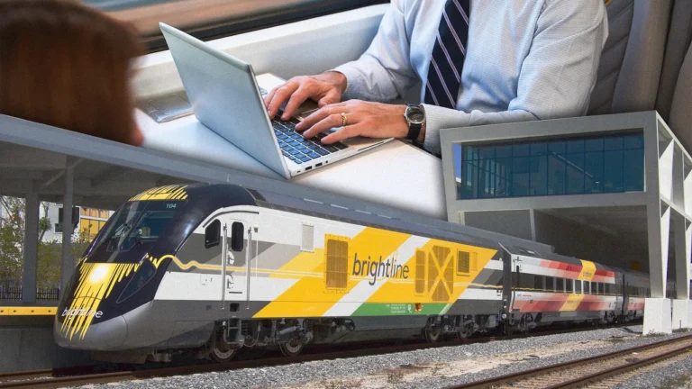 Brightline just turned its trains and stations into coworking spaces