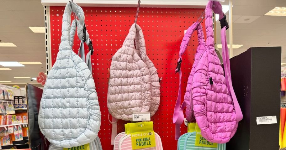 New Pickle O’Joe Pickleball Line at Target | Quilted Sling Bag Only $14.99!