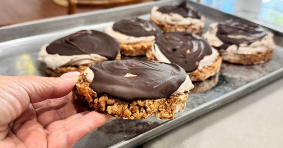 Make These Easy Protein S’mores Rice Cakes as a Dessert or Snack!