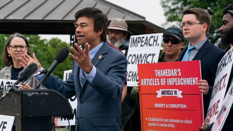 Dem drops effort to force impeachment vote — for now