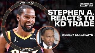 Stephen A.’s takeaways from KD’s trade
