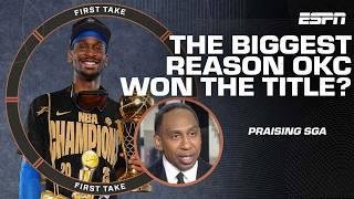 Shai Gilgeous-Alexander put the 'WORLD ON NOTICE' - Stephen A. Smith | First Take