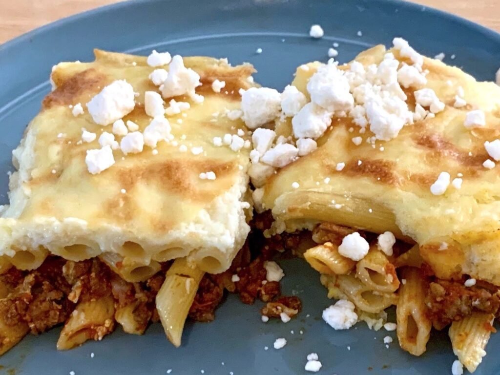 This baked pasta dish is the Greek version of lasagna — but way better. I learned how to make my dad's recipe, and it's perfect for leftovers.