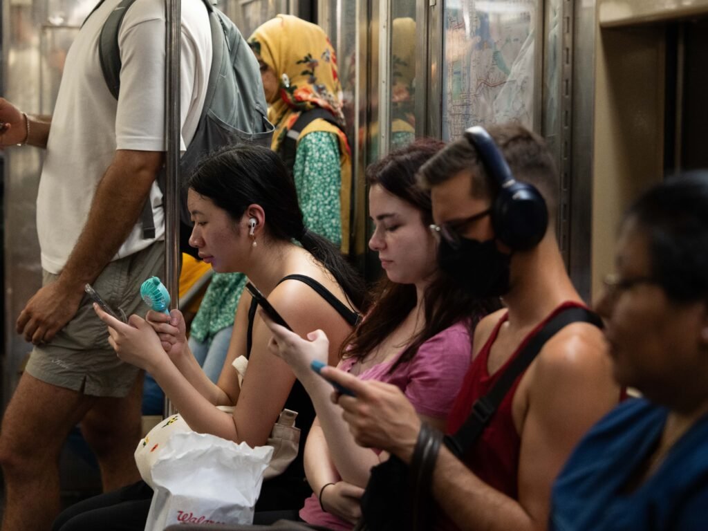 The massive heat wave, stretching from Maine to Texas, is slowing commuters down and making their waits miserable