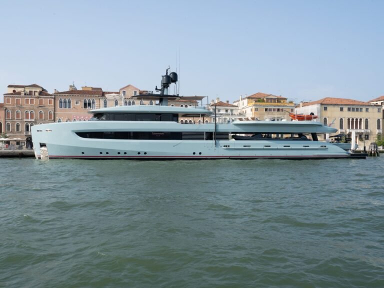 See the yachts pulling into Venice, where Jeff Bezos and Lauren Sánchez are getting married