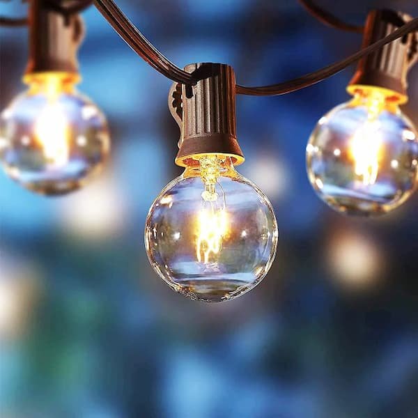 Better Homes & Gardens 20-Count Clear Glass Globe String Lights only $9.98!