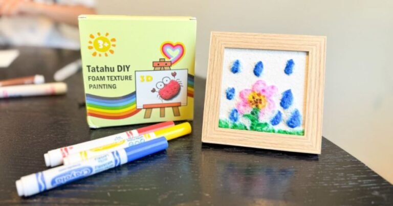 Magic Foam Texture Painting Craft Kit Just $13.67 on Amazon (Makes Drawings Expand w/ Water!)
