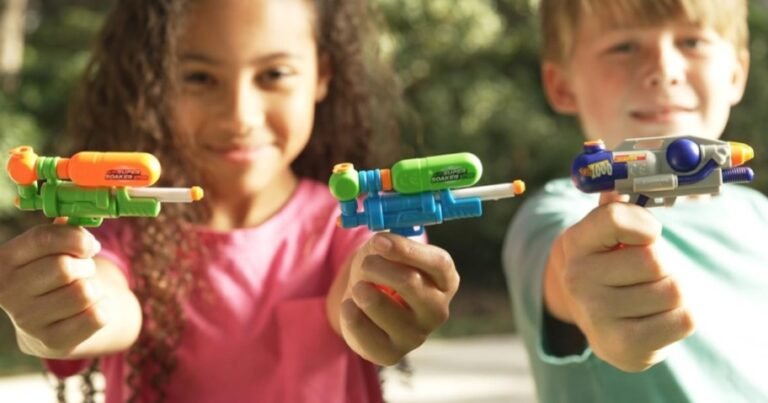 Sneak Attack! Keychain-Sized NERF Super Soakers 2-Pack Only $5.90 on Amazon