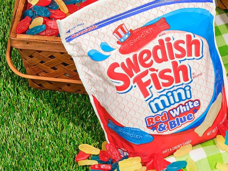 Swedish Fish Mini Red, White, & Blue Candy Just $5 Shipped on Amazon (Reg. $8)