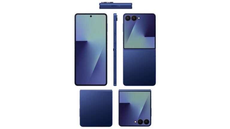 Galaxy Z Flip 7, Flip 7 FE renders leak, showing bold colors and a huge cover screen
