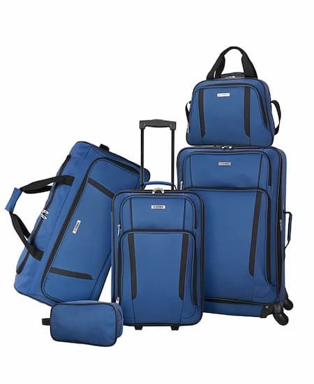 Tag Freehold 5-Piece Softside Spinner Luggage Set only $69.99 shipped, plus more!