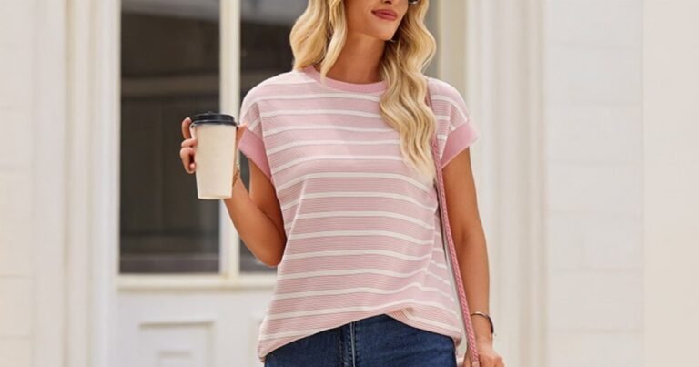 Women’s Cap-Sleeve Top Only $7.83 on Amazon – Includes Plus Sizes!