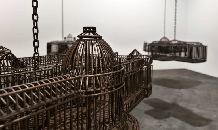 Roméo Mivekannin’s Cage-Like Sculptures of Museums Reframe the Colonial Past