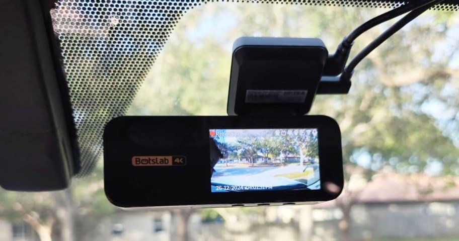Front & Rear 4K Dash Cam Only $99.99 Shipped on Amazon (Built-In GPS, Night Vision, & More!)