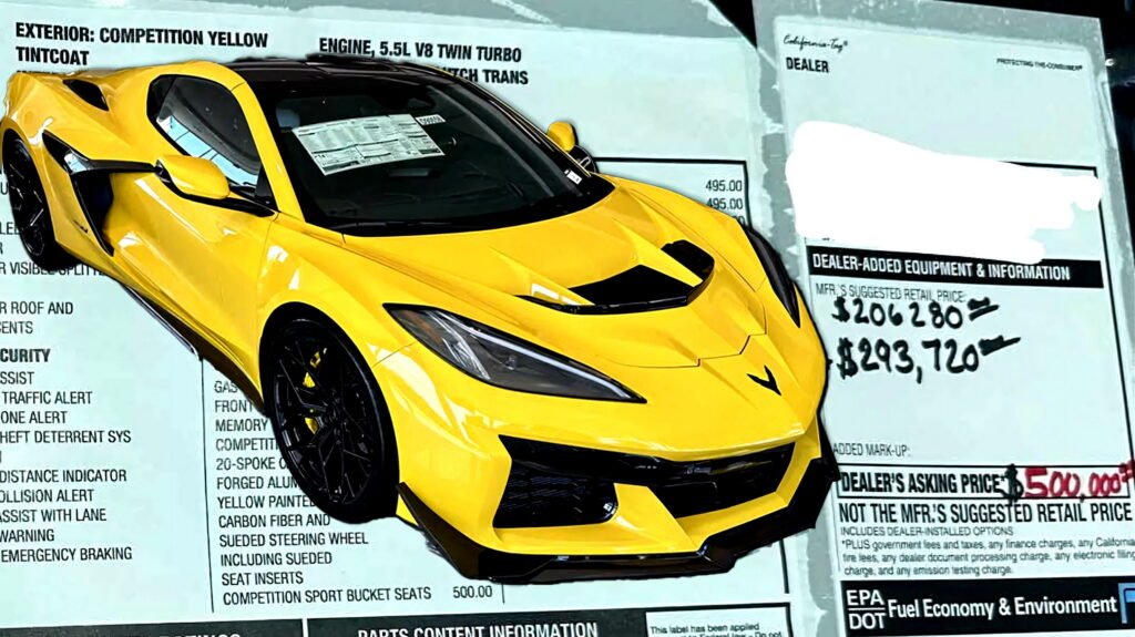 That Outrageous $500K Corvette Markup Isn’t What You Think It Is