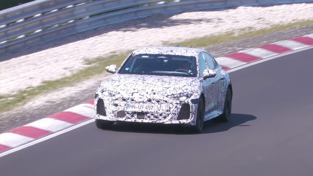 2026 Audi RS5 Sedan Spied Testing At The Nurburgring