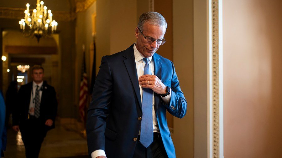Thune faces pressure from right flank