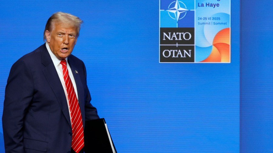 NATO declaration leaves wiggle room for 5 percent spending target