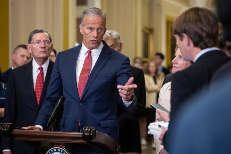 Senate Republicans put megabill on track for likely Monday passage