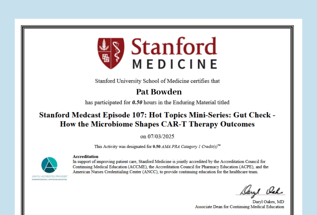 Stanford Medicine Offers Courses with Free Certificate & CME Credit