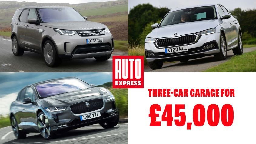 Three car garage: Jaguar I-Pace, Land Rover Discovery and Skoda Octavia award winners, all for £45k
