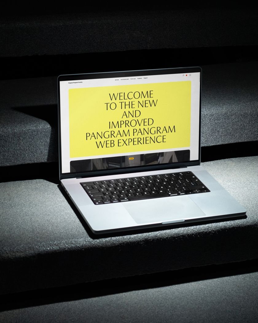 Pangram Pangram's new website puts its typefaces centre stage with a refined, editorial-inspired redesign